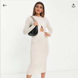 Asos body on crossover dress